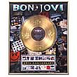 Bon Jovi 25th Anniversary Framed Gold Record